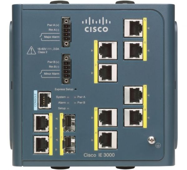Коммутатор Cisco IE-3000-8TC-E