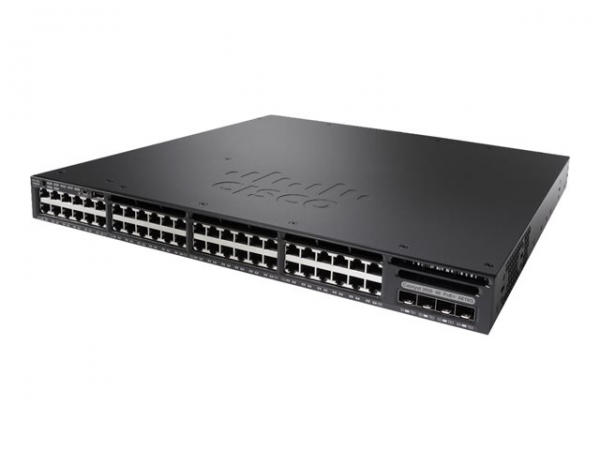 Коммутатор Cisco WS-C3650-48FS-L (48 портов, PoE)